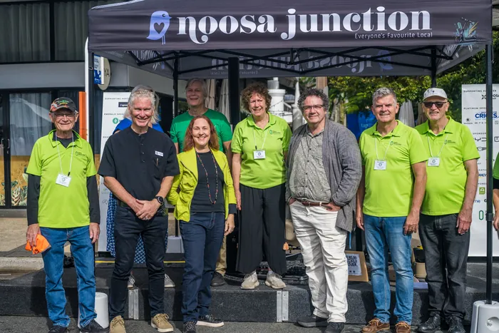 The Noosa Zero Emission team at the EV expo